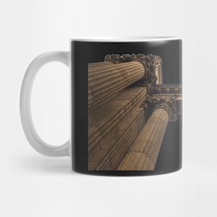 Roman Pillar Architecture Mug